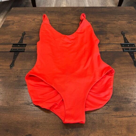 Red One-Piece Swimsuit - Picture 6 of 8